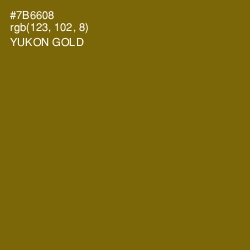 #7B6608 - Yukon Gold Color Image
